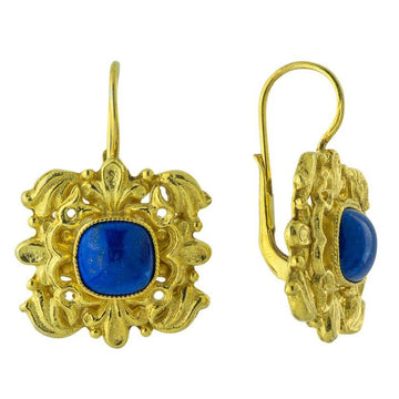 Catherine Of Aragon Lapis Lazuli Earrings