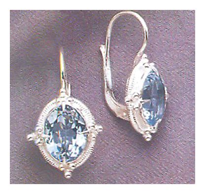 Cinderella 2024 Blue Topaz Earrings