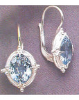 Cinderella Blue Topaz Earrings