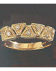 Cleopatra 14k Gold and Diamond Ring