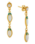 Coober Pedy Opal Earrings