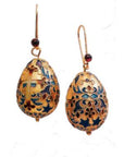 Czarina Egg Screw Back Earrings