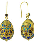 Czarina Egg Screw Back Earrings