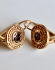 Dauphine 14k Gold and Diamond Earrings