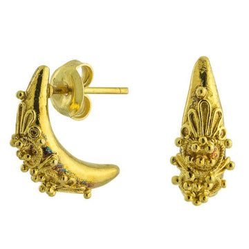 Diana Crescent 14k Gold Earrings