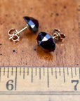 Disco-Ball Garnet Stud