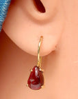 Drops of Garnet Earrings