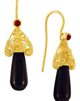 Drury Lane Onyx Earrings