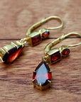 Duchess Of Kent Garnet Earrings