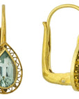 Duchess Of Marlborough Blue Topaz Earrings