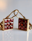 Dunand 14k Gold and Garnet Earrings