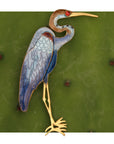 Egret Art Nouveau Pin