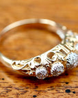 Electra 14k Gold and Diamond Ring