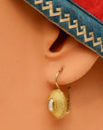 Empire 14k Gold and Pearl Earrings