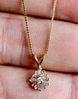 Evening Magic 14k Gold and Diamond Necklace