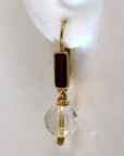 Felicity Fairchild Amethyst and Crystal Earrings