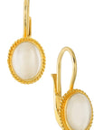 Georgian Drop Moonstone Earrings