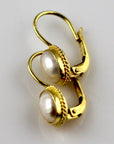 Georgian Drop Pearl Earrings