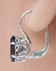 Geraldine Smoky Topaz Earrings
