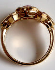 Grand Central 14k Gold, Ruby and Diamond Ring