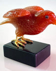 Hand-Carved Agate Eagle