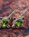 Harmony 14k Gold, Diamond and Peridot Earrings