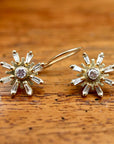 La Traviata 14k Gold and Diamond Earrings