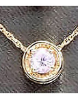 La Vie est Belle Clover 14k Gold and Diamond Necklace