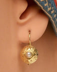Lady Caroline 14k Gold and Pearl Earrings