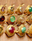 Lady Jane Grey Chrysoprase Earrings