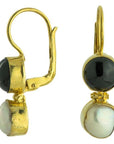 Lamermore Onyx and Pearl Earring