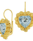 L'amour Blue Topaz Earrings