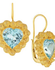 L'amour Blue Topaz Earrings
