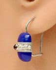 Lapis Royale Silver Earrings