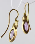 Lily Elsie Enamel and Amethyst Earrings