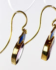 Lily Elsie Enamel and Amethyst Earrings