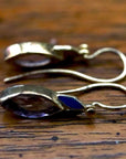 Lily Elsie Enamel and Amethyst Earrings
