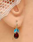 Lodewyk van Bercken Garnet Earrings