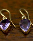 Lost Hearts Amethyst Earrings