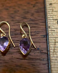 Lost Hearts Amethyst Earrings