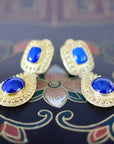 Malabar 14k Gold and Lapis Earrings