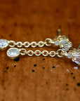 Miley 14k Gold and Diamond Dangle Earrings