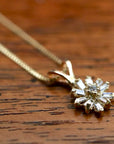 Moonlight Serenade 14k Gold and Diamond Necklace