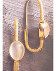 Moonstone Mirror Earrings