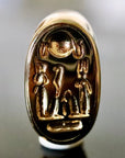 Nefertiti's Ring - Brass