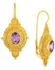 Northumbrian Amethyst Earrings