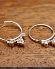 Palazzo Madama 14k Gold and Diamond Earrings