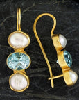 Passion And Patience Blue Topaz Earrings