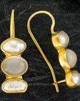 Passion And Patience Moonstone Earrings