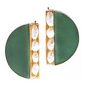 Pearl Moon Deco Earrings
